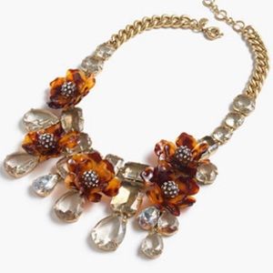 J.crew Tortoise Flower Necklace
